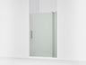 Revel® 43-1/8"-48" W x 70" H pivot shower door with 5/16"-thick Frosted glass