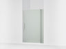 Revel® 43-1/8"-48" W x 70" H pivot shower door with 5/16"-thick Frosted glass
