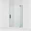 Revel® 43-1/8"-48" W x 70" H pivot shower door with 5/16"-thick Crystal Clear glass