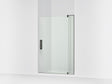 Revel® 43-1/8"-48" W x 70" H pivot shower door with 5/16"-thick Crystal Clear glass