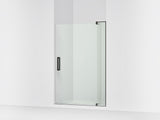 Revel® 43-1/8"-48" W x 70" H pivot shower door with 5/16"-thick Crystal Clear glass