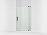 Revel® 43-1/8"-48" W x 70" H pivot shower door with 5/16"-thick Crystal Clear glass