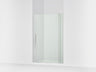 Revel® 43-1/8"-48" W x 70" H pivot shower door with 5/16"-thick Crystal Clear glass
