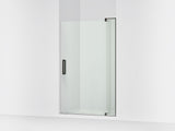 Revel® 43-1/8"-48" W x 74" H pivot shower door with 5/16"-thick Crystal Clear glass