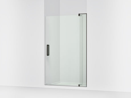 Revel® 43-1/8"-48" W x 74" H pivot shower door with 5/16"-thick Crystal Clear glass
