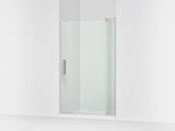 Revel® 43-1/8"-48" W x 74" H pivot shower door with 5/16"-thick Crystal Clear glass