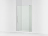 Revel® 43-1/8"-48" W x 74" H pivot shower door with 5/16"-thick Crystal Clear glass