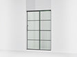 Elate® 44-1/4"-47-5/8" W x 70-1/2" H sliding shower door with 1/4"-thick Crystal Clear glass