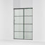 Elate® 50-1/4"-53-5/8" W x 70-1/2" H sliding shower door with 1/4"-thick Crystal Clear glass