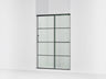 Elate® 50-1/4"-53-5/8" W x 70-1/2" H sliding shower door with 1/4"-thick Crystal Clear glass