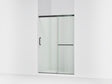 Elate® 50-1/4"-53-5/8" W x 70-1/2" H sliding shower door with 1/4"-thick Crystal Clear glass
