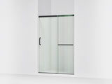 Elate® 50-1/4"-53-5/8" W x 70-1/2" H sliding shower door with 1/4"-thick Crystal Clear glass