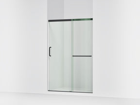 Elate® 50-1/4"-53-5/8" W x 70-1/2" H sliding shower door with 1/4"-thick Crystal Clear glass