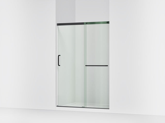 Elate® 50-1/4"-53-5/8" W x 70-1/2" H sliding shower door with 1/4"-thick Crystal Clear glass