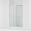 Elate® 50-1/4"-53-5/8" W x 70-1/2" H sliding shower door with 1/4"-thick Crystal Clear glass