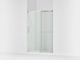 Elate® 50-1/4"-53-5/8" W x 70-1/2" H sliding shower door with 1/4"-thick Crystal Clear glass