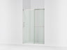 Elate® 50-1/4"-53-5/8" W x 70-1/2" H sliding shower door with 1/4"-thick Crystal Clear glass