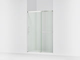 Elate® 50-1/4"-53-5/8" W x 70-1/2" H sliding shower door with 1/4"-thick Crystal Clear glass