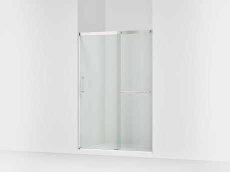 Elate® 50-1/4"-53-5/8" W x 70-1/2" H sliding shower door with 1/4"-thick Crystal Clear glass