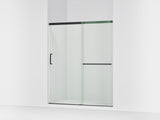 Elate® 56-1/4"-59-5/8" W x 70-1/2" H sliding shower door with 1/4"-thick Crystal Clear glass
