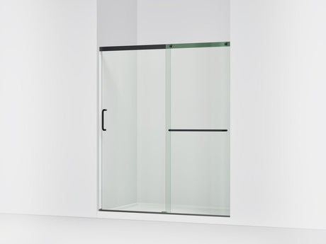 Elate® 56-1/4"-59-5/8" W x 70-1/2" H sliding shower door with 1/4"-thick Crystal Clear glass