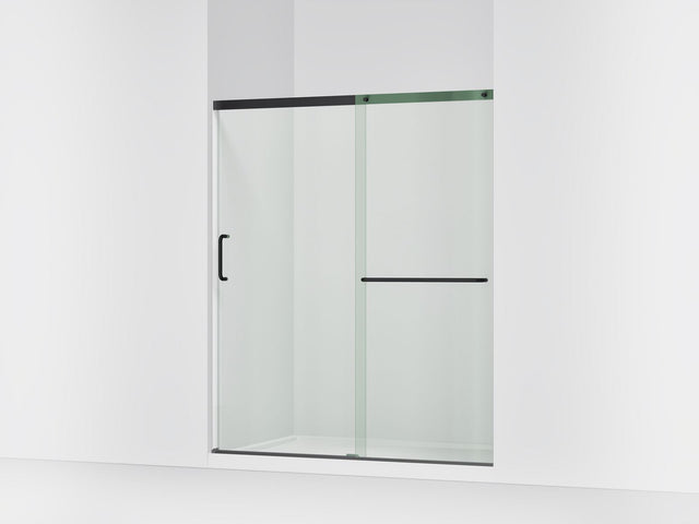Elate® 56-1/4"-59-5/8" W x 70-1/2" H sliding shower door with 1/4"-thick Crystal Clear glass