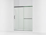 Elate® 56-1/4"-59-5/8" W x 70-1/2" H sliding shower door with 1/4"-thick Crystal Clear glass
