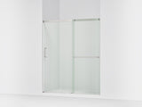 Elate® 56-1/4"-59-5/8" W x 70-1/2" H sliding shower door with 1/4"-thick Crystal Clear glass