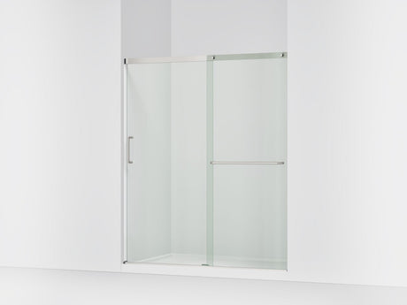 Elate® 56-1/4"-59-5/8" W x 70-1/2" H sliding shower door with 1/4"-thick Crystal Clear glass