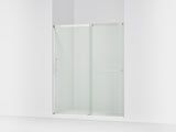 Elate® 56-1/4"-59-5/8" W x 70-1/2" H sliding shower door with 1/4"-thick Crystal Clear glass