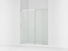 Elate® 56-1/4"-59-5/8" W x 70-1/2" H sliding shower door with 1/4"-thick Crystal Clear glass