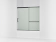 Elate® 56-1/4"-59-5/8" W x 56-3/4" H sliding bath door with 1/4"-thick Frosted glass