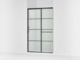 Elate® 50-1/4"-53-5/8" W x 75-1/2" H sliding shower door with 5/16"-thick Crystal Clear glass