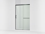 Elate® 44-1/4"-47-5/8" W x 75-1/2" H sliding shower door with 5/16"-thick Crystal Clear glass