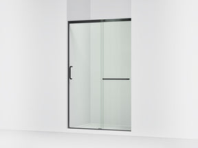 Elate® 44-1/4"-47-5/8" W x 75-1/2" H sliding shower door with 5/16"-thick Crystal Clear glass