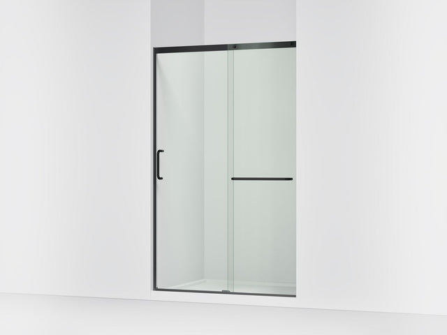 Elate® 44-1/4"-47-5/8" W x 75-1/2" H sliding shower door with 5/16"-thick Crystal Clear glass