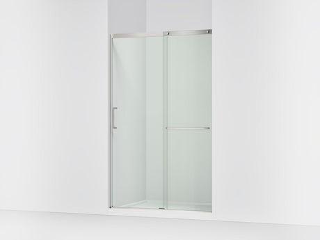 Elate® 44-1/4"-47-5/8" W x 75-1/2" H sliding shower door with 5/16"-thick Crystal Clear glass