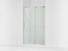 Elate® 50-1/4"-53-5/8" W x 75-1/2" H sliding shower door with 5/16"-thick Crystal Clear glass