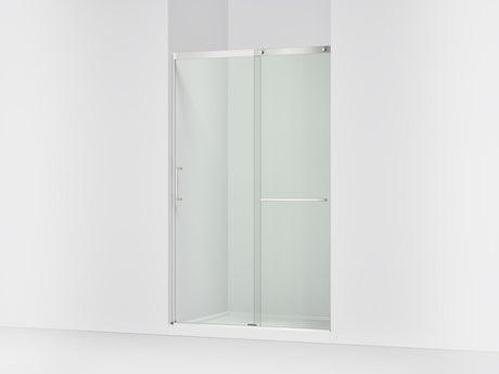 Elate® 44-1/4"-47-5/8" W x 75-1/2" H sliding shower door with 5/16"-thick Crystal Clear glass