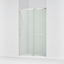Elate® 50-1/4"-53-5/8" W x 75-1/2" H sliding shower door with 5/16"-thick Crystal Clear glass