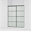 Elate® 62-1/4"-65-5/8" W x 75-1/2" H sliding shower door with 5/16"-thick Crystal Clear glass