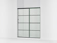 Elate® 62-1/4"-65-5/8" W x 75-1/2" H sliding shower door with 5/16"-thick Crystal Clear glass