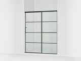 Elate® 62-1/4"-65-5/8" W x 75-1/2" H sliding shower door with 5/16"-thick Crystal Clear glass