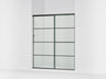 Elate® 62-1/4"-65-5/8" W x 75-1/2" H sliding shower door with 5/16"-thick Crystal Clear glass
