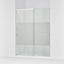 Elate® 56-1/4"-59-5/8" W x 75-1/2" H sliding shower door with 5/16"-thick Crystal Clear glass