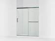 Elate® 56-1/4"-59-5/8" W x 75-1/2" H sliding shower door with 5/16"-thick Crystal Clear glass
