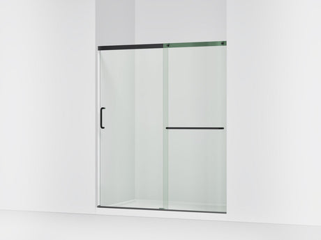 Elate® 56-1/4"-59-5/8" W x 75-1/2" H sliding shower door with 5/16"-thick Crystal Clear glass