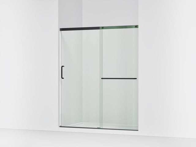 Elate® 56-1/4"-59-5/8" W x 75-1/2" H sliding shower door with 5/16"-thick Crystal Clear glass