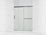 Elate® 56-1/4"-59-5/8" W x 75-1/2" H sliding shower door with 5/16"-thick Crystal Clear glass