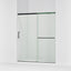 Elate® 62-1/4"-65-5/8" W x 75-1/2" H sliding shower door with 5/16"-thick Crystal Clear glass